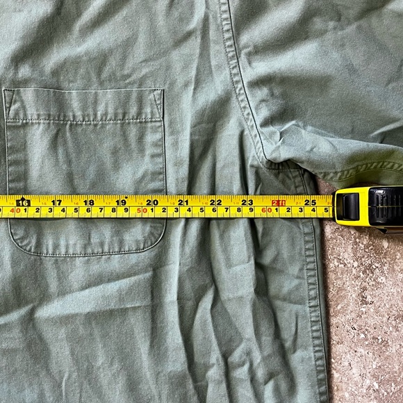 Eddie Bauer Sage Green Casual Button Down Shirt - Picture 5 of 6
